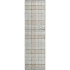 Premium Machine Washable Mayfield AMF1052 Linen 2'3" x 7'6" Runner Rug
