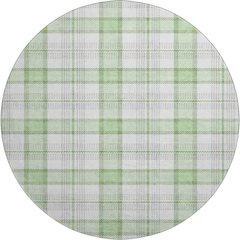 Premium Machine Washable Mayfield AMF1052 Mint 8' x 8' Round Rug