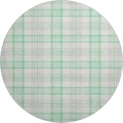 Premium Machine Washable Mayfield AMF1052 Seafoam 8' x 8' Round Rug