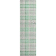 Premium Machine Washable Mayfield AMF1052 Seafoam 2'3" x 7'6" Runner Rug