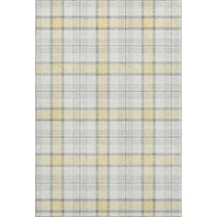 Premium Machine Washable Mayfield AMF1052 Yellow 2'6" x 3'10" Rug