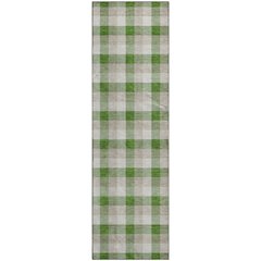 Premium Machine Washable Mayfield AMF1053 Emerald 2'3" x 7'6" Runner Rug