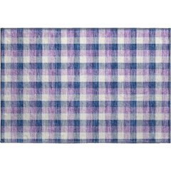 Premium Machine Washable Mayfield AMF1053 Navy 1'8" x 2'6" Rug