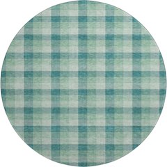 Premium Machine Washable Mayfield AMF1053 Seafoam 8' x 8' Round Rug