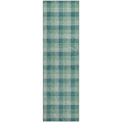 Premium Machine Washable Mayfield AMF1053 Seafoam 2'3" x 7'6" Runner Rug