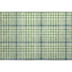Premium Machine Washable Mayfield AMF1054 Green 1'8" x 2'6" Rug