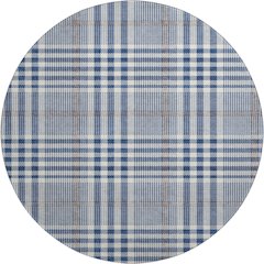 Premium Machine Washable Mayfield AMF1054 Navy 8' x 8' Round Rug