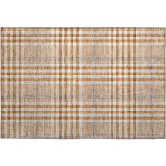 Premium Machine Washable Mayfield AMF1054 Paprika 1'8" x 2'6" Rug