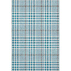 Premium Machine Washable Mayfield AMF1054 Teal 2'6" x 3'10" Rug