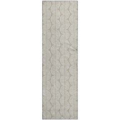Premium Machine Washable Mayfield AMF1055 Beige 2'3" x 7'6" Runner Rug