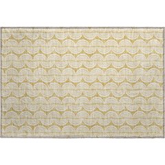 Premium Machine Washable Mayfield AMF1055 Gold 1'8" x 2'6" Rug