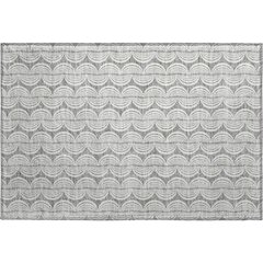Premium Machine Washable Mayfield AMF1055 Gray 1'8" x 2'6" Rug