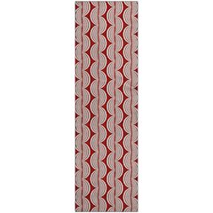Premium Machine Washable Mayfield AMF1055 Red 2'3" x 7'6" Runner Rug