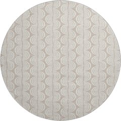 Premium Machine Washable Mayfield AMF1056 Khaki 8' x 8' Round Rug