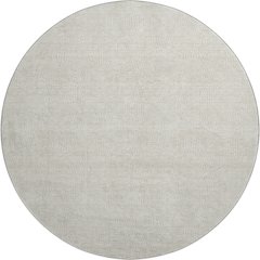Premium Machine Washable Mayfield AMF1057 Beige 8' x 8' Round Rug
