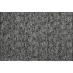Premium Machine Washable Mayfield AMF1057 Black 1'8" x 2'6" Rug