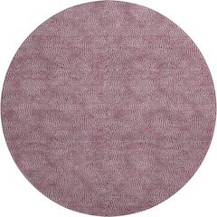 Premium Machine Washable Mayfield AMF1057 Eggplant 8' x 8' Round Rug