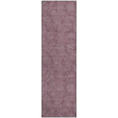 Premium Machine Washable Mayfield AMF1057 Eggplant 2'3" x 7'6" Runner Rug