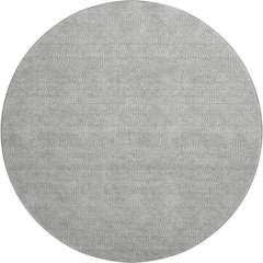 Premium Machine Washable Mayfield AMF1057 Gray 8' x 8' Round Rug