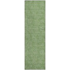 Premium Machine Washable Mayfield AMF1057 Green 2'3" x 7'6" Runner Rug