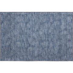 Premium Machine Washable Mayfield AMF1057 Navy 1'8" x 2'6" Rug