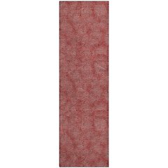Premium Machine Washable Mayfield AMF1057 Red 2'3" x 7'6" Runner Rug