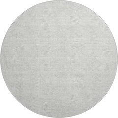 Premium Machine Washable Mayfield AMF1058 Silver 8' x 8' Round Rug