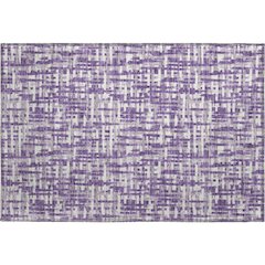 Premium Machine Washable Mayfield AMF1059 Purple 1'8" x 2'6" Rug