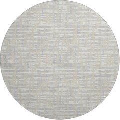 Premium Machine Washable Mayfield AMF1060 Beige 8' x 8' Round Rug