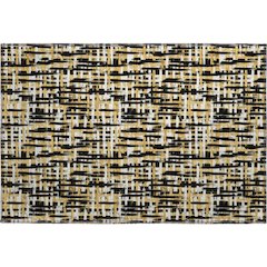 Premium Machine Washable Mayfield AMF1060 Black 1'8" x 2'6" Rug