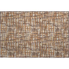 Premium Machine Washable Mayfield AMF1060 Chocolate 1'8" x 2'6" Rug