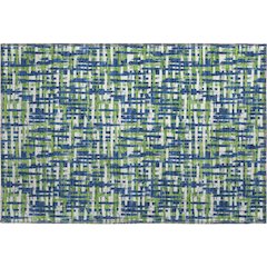 Premium Machine Washable Mayfield AMF1060 Navy 1'8" x 2'6" Rug