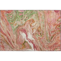 Premium Machine Washable Mayfield AMF1061 Coral 1'8" x 2'6" Rug