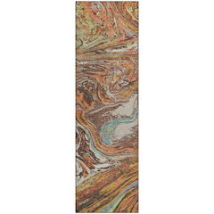 Premium Machine Washable Mayfield AMF1061 Khaki 2'3" x 7'6" Runner Rug