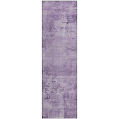 Premium Machine Washable Mayfield AMF1062 Lavender 2'3" x 7'6" Runner Rug