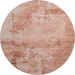 Premium Machine Washable Mayfield AMF1062 Paprika 8' x 8' Round Rug