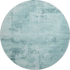 Premium Machine Washable Mayfield AMF1062 Seafoam 8' x 8' Round Rug