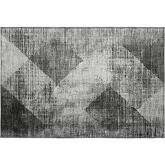 Premium Machine Washable Mayfield AMF1065 Gray 1'8" x 2'6" Rug