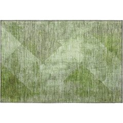 Premium Machine Washable Mayfield AMF1065 Green 1'8" x 2'6" Rug