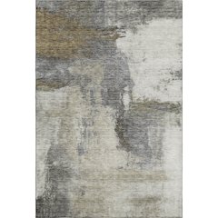 Premium Machine Washable Mayfield AMF1068 Gray 2'6" x 3'10" Rug