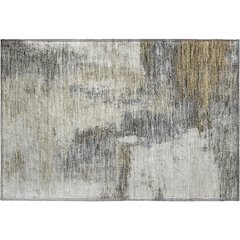 Premium Machine Washable Mayfield AMF1068 Gray 1'8" x 2'6" Rug