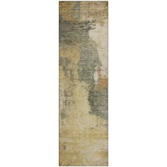 Premium Machine Washable Mayfield AMF1068 Sage 2'3" x 7'6" Runner Rug