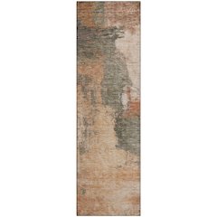 Premium Machine Washable Mayfield AMF1068 Terracotta 2'3" x 7'6" Runner Rug