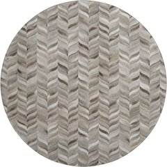 Premium Machine Washable Mayfield  Gray 8' x 8' Round Rug