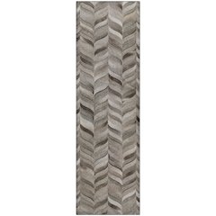 Premium Machine Washable Mayfield  Gray 2'3" x 7'6" Runner Rug