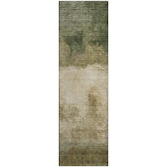 Premium Machine Washable Mayfield AMF1070 Fern 2'3" x 7'6" Runner Rug