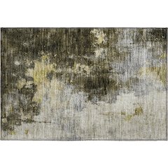 Premium Machine Washable Mayfield AMF1072 Brown 1'8" x 2'6" Rug