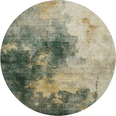 Premium Machine Washable Mayfield AMF1072 Fern 8' x 8' Round Rug