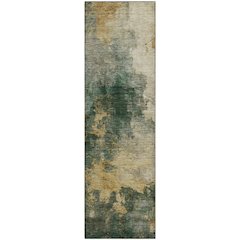 Premium Machine Washable Mayfield AMF1072 Fern 2'3" x 7'6" Runner Rug