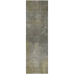 Premium Machine Washable Mayfield AMF1073 Pewter 2'3" x 7'6" Runner Rug
